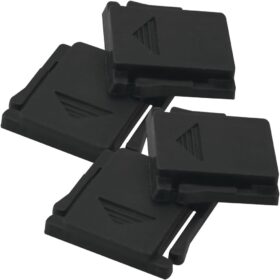 10PCS Camera Hot Shoe Dust Cover - Universal Plastic Protective Cap for DSLR Flash Mount, Compatible with Nikon Canon Sony Pentax (Black)