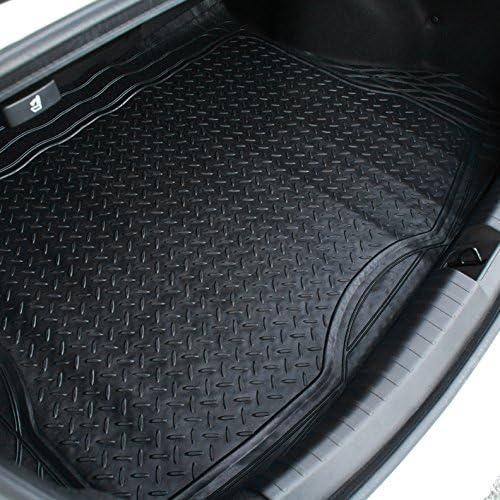 Heavy-Duty Waterproof Trunk Mat - 52" x 43" All-Weather Cargo Liner with Non-Slip Surface | Universal Fit Trimmable Floor Protection for Car, SUV & Truck