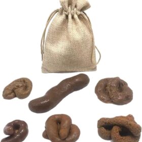 6-Pack Realistic Dog Poop Prank Props - Funny April Fools Day Gag Gift for Parties, Pranks and Mischief