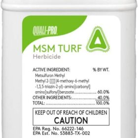 Quali-Pro MSM Turf Herbicide - 8oz Professional Weed Control Solution for Lawns