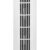 OVENTE 32" Slim Tower Fan - Bladeless Oscillating Fan with 3 Speeds, Portable Standing Fan for Bedroom, Living Room, Office - White TFO3SW