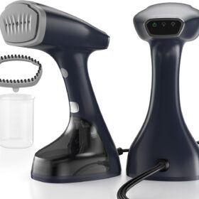 BEAUTURAL 1500W Handheld Garment Steamer - 25-Second Fast Heat, Foldable Design, Continuous Steam for Clothes & Fabrics