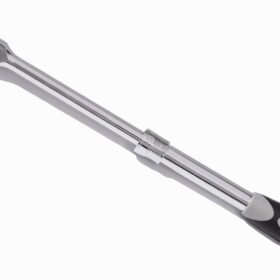 Steelman Pro 1/2-Inch Drive 72-Tooth Flex-Head Ratchet - 13.5-19" Extendable Chrome-Vanadium Steel Ratchet with Quick Release & Comfort Grip for Auto Mechanics