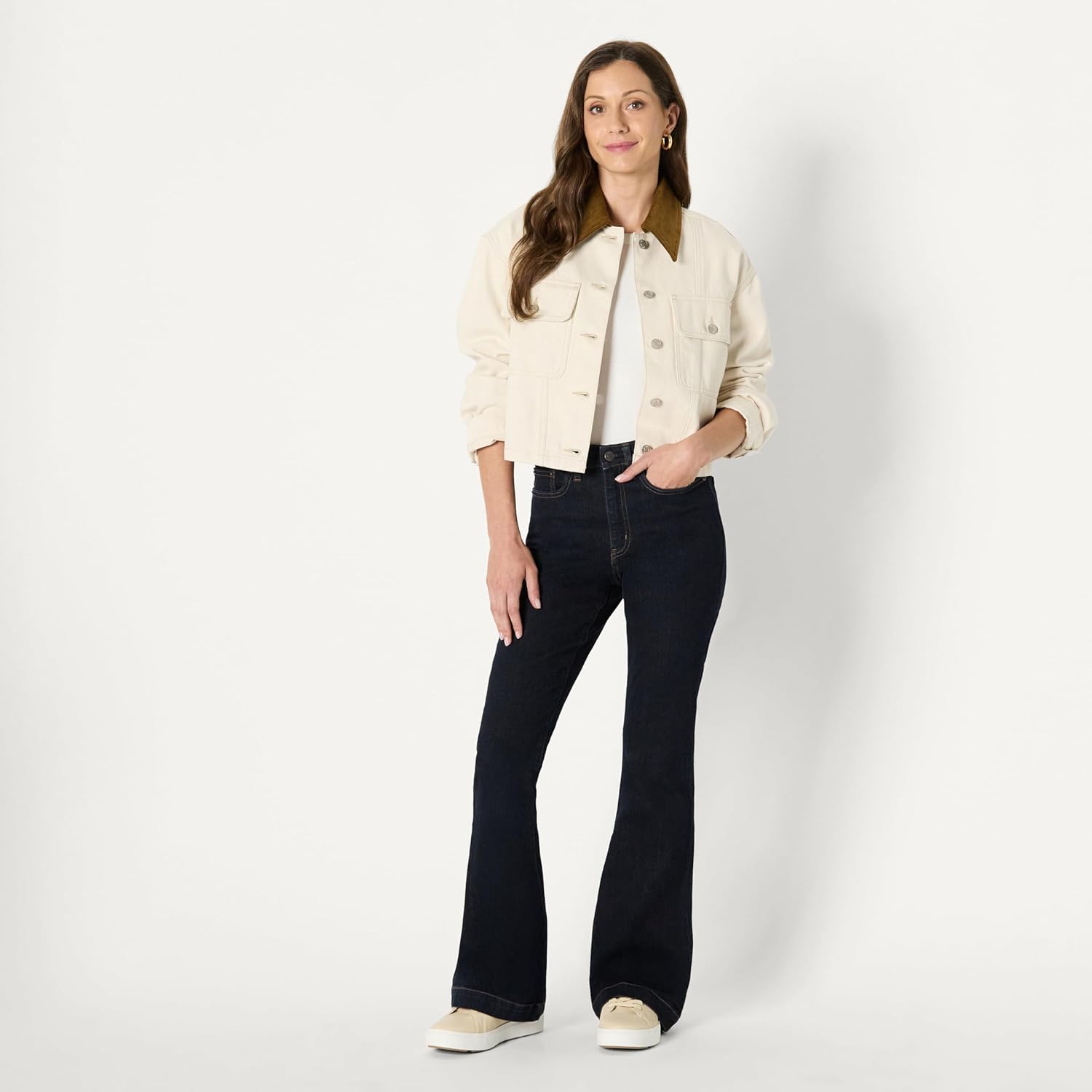 Classic Comfort Women's Low Top Sneakers - Breathable Canvas Everyday Shoes with Cushioned Insole