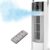 16" Misting Tower Fan with 700ml Water Tank - 4 Speed Settings, Remote Control, 90° Oscillation, Timer, Portable Cooling Fan for Bedroom, Office, Desk