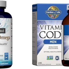 Garden of Life Dr. Formulated Advanced Omega Fish Oil & Multivitamin for Men - Vitamin Code Raw Whole Food Men's Supplement with Probiotics, 240 Capsules