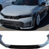 Premium 3-Piece Front Bumper Splitter Lip Kit for 2025-2026 Honda Civic 11th Gen - Gloss Black & Sonic Gray Pearl Two-Tone ABS Air Dam Chin Spoiler