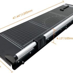 INTBUYING 36-Inch Commercial Rotary Paper Trimmer - Precision Guillotine Cutter with Angle Line for Photo Paper, Film & Laminating Sheets