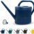 2 Gallon Watering Can - Outdoor Garden Watering Can with Removable Long Spout & Stainless Steel Sprinkler Head for Plants, Greenhouse & Yard (Dark Blue)