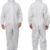 Greenour Disposable Hazmat Suit Coveralls with Hood - 12 Pack Breathable Protective Coverall for Painters, Contractors, Industrial Work (Medium to 3X-Large)