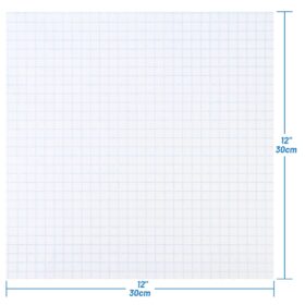 Selizo 20 Pack Clear Transfer Tape - 12x12 inch Frosted Decal Transfer Sheets for Vinyl, Scrapbooking & Craft Projects