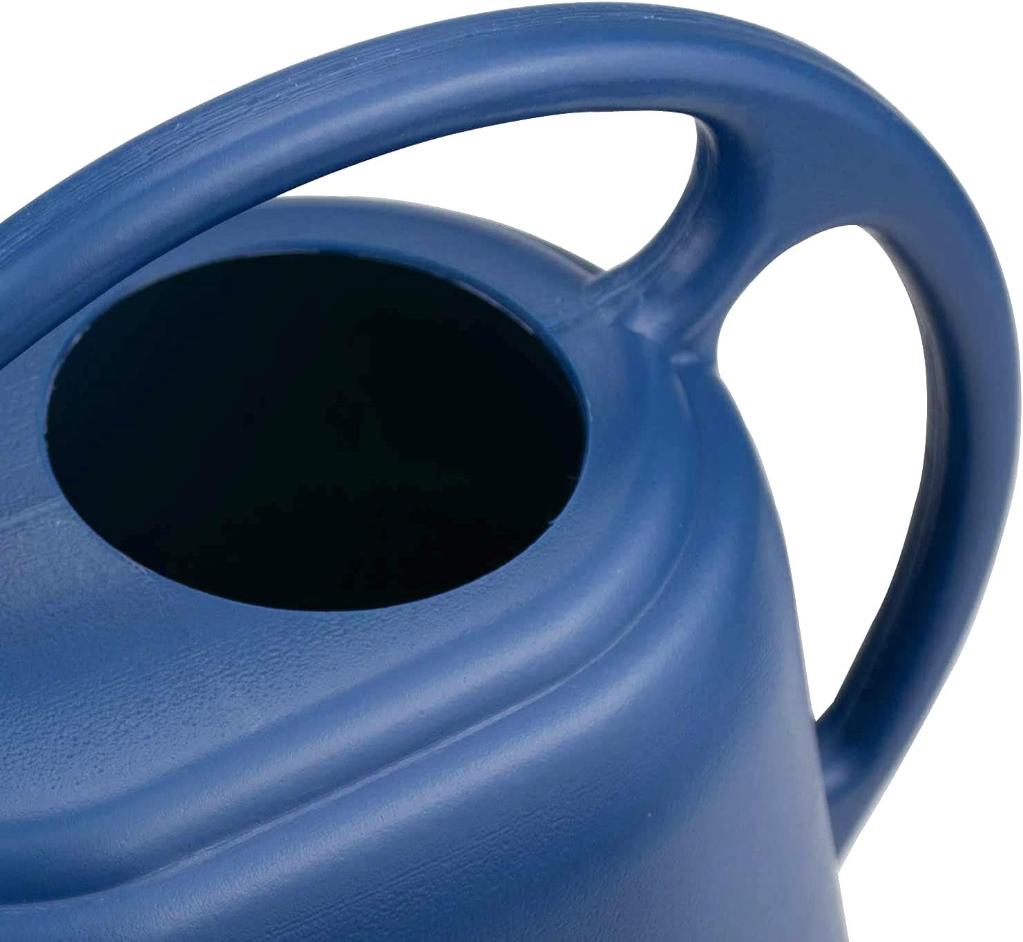 Fasmov 1-Gallon Plastic Watering Can with Long Spout - Ergonomic Garden & Indoor Plant Watering Jug, Blue