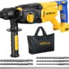 ACROPOW SDS-Plus Cordless Rotary Hammer Drill - 20V Max Brushless Impact Hammer with Safety Clutch, 4-Mode Function, LED Light & Vibration Control (Bare Tool, No Battery)