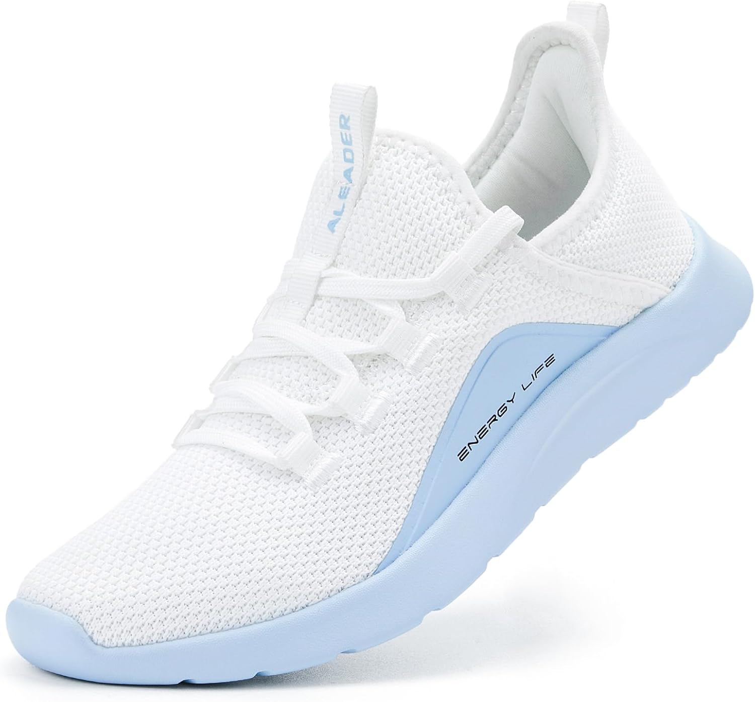 ALEADER Women's Energycloud Lightweight Slip-On Athletic Walking Shoes - Comfortable Breathable Running Shoes for Women
