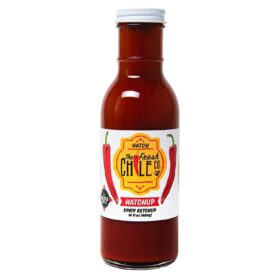 Hatchup Spicy Ketchup - 16 oz Bottle of Zesty, Bold-Flavored Tomato Ketchup for Burgers, Fries, and More