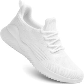 Lightweight Men's Running Shoes - Breathable Mesh Athletic Sneakers for Walking & Training