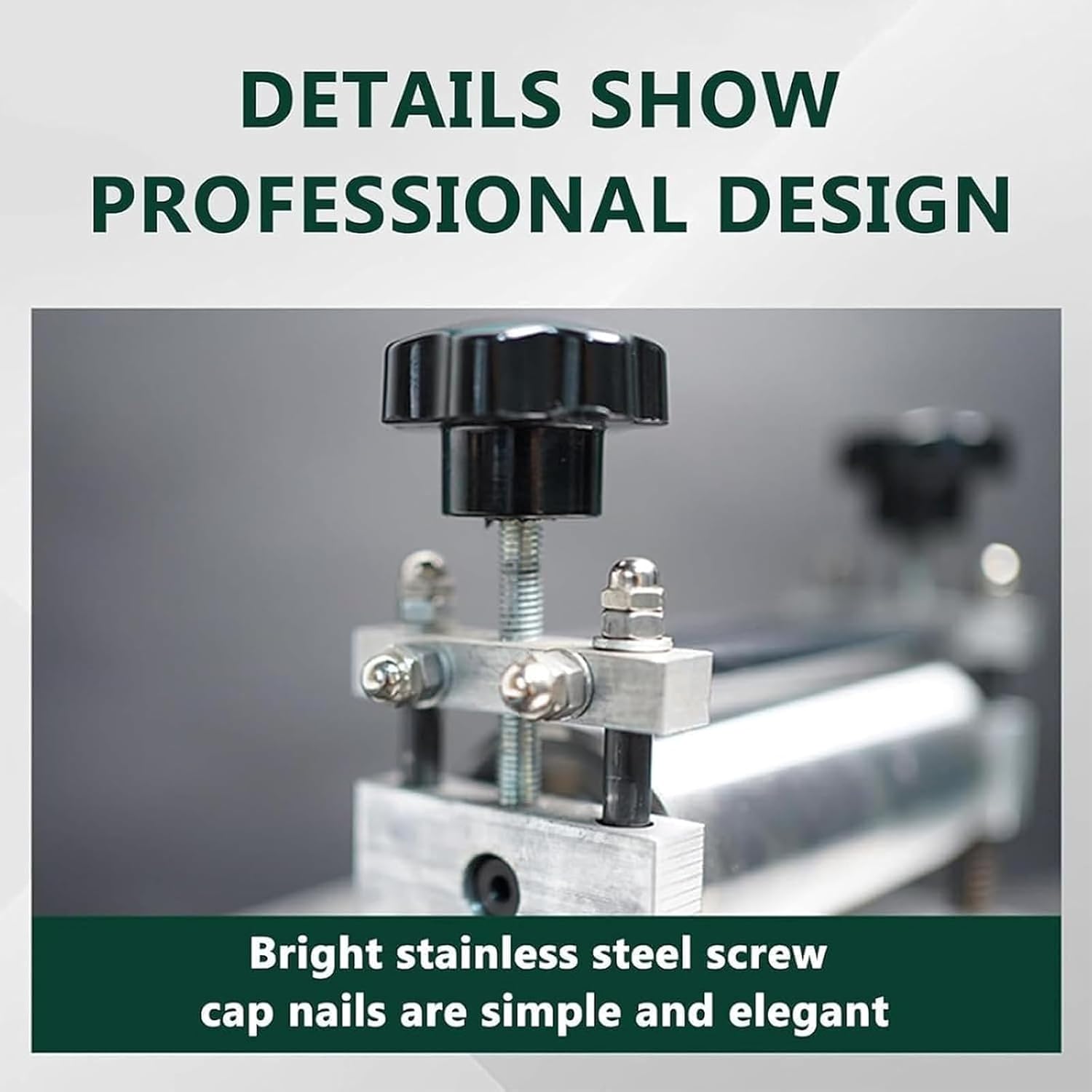 Manual Letterpress Printing Press - Professional Printmaking Machine with Adjustable Roller Height for Copperplate, Wood & Paper Art Printing (31x17cm)