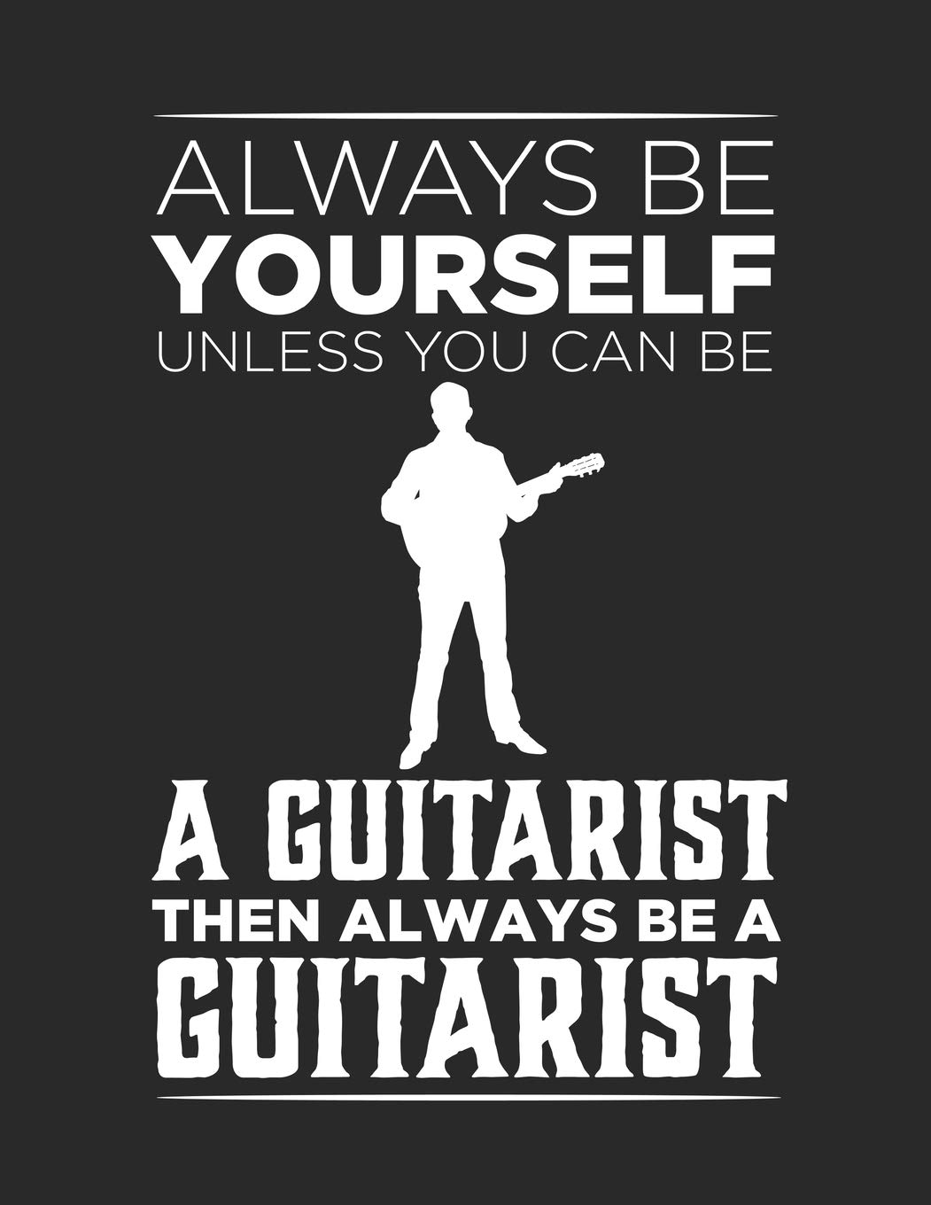 Guitarist Tablature Notebook: Blank Tab Paper for Writing Songs & Composing Music - Perfect Gift for Acoustic & Electric Guitar Players