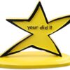 "You Did It" Trophy – Funny Desk Trophy & Humorous Gag Gift for Coworkers, Graduates, and Friends | Novelty Office Decor & Party Award