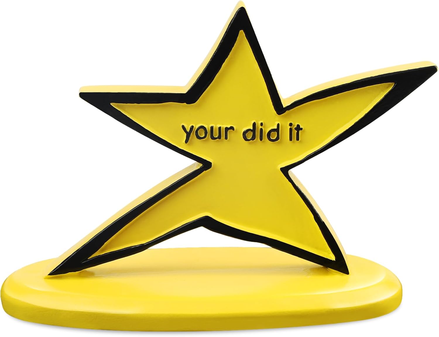 "You Did It" Trophy – Funny Desk Trophy & Humorous Gag Gift for Coworkers, Graduates, and Friends | Novelty Office Decor & Party Award