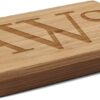 Custom Laser-Engraved Bamboo Cutting Board - Personalized Monogram Gift for Wedding, Anniversary, Housewarming - 7.9" x 5.5" Premium Kitchen Gift