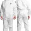 Premium Disposable Hazmat Coverall Suit - 6 Size Options | Full Body Protective Painters Suit Without Hood