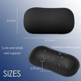 ProElife Ergonomic Gel Wrist Rest - Anti-Slip Computer Mouse Pad for Pain Relief, Compact Office & Home Use