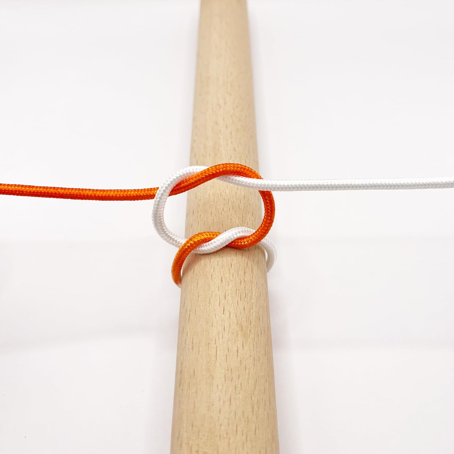 Premium Two-Tone Knot Tying Practice Cord - 4mm Half-Dyed Rope for Surgical, Fishing, Camping & Climbing Training (3-Pack)