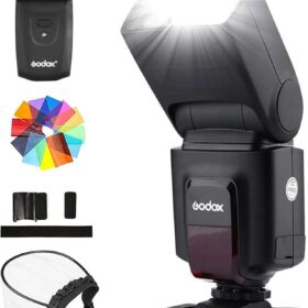 Godox TT520II Wireless Speedlite Flash - 433MHz Wireless Trigger with 16 Channels, M/S1/S2 Modes for DSLR Cameras (Canon, Nikon, Sony, Olympus, Pentax)