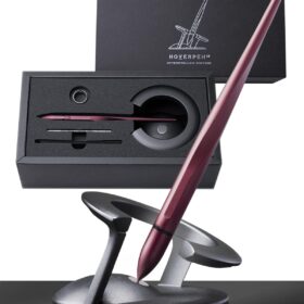 novium Hoverpen Interstellar Edition - Mars Magma Ballpoint Pen with Floating 23.5° Design, Schmidt Cartridges, Premium Desk Accessory & Fidget Toy