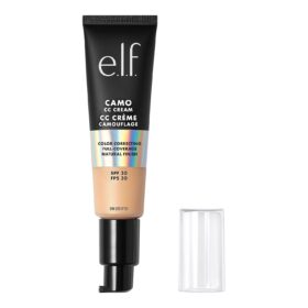 e.l.f. Camo CC Cream - Color Correcting Foundation with SPF 30, Medium-to-Full Coverage, Light 240W - 1.05 oz