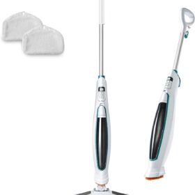 Kenmore SM2060 S200 Steam Mop - Professional Floor Cleaner with Quick-Heating Technology & Washable Microfiber Pads for Hardwood, Tile & Vinyl