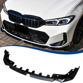 G20 LCI M340i Front Lip Splitter - ABS Gloss Black Bumper Spoiler for 2023-2026 BMW 3-Series G20 LCI Sedan 330i M-Sport