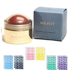 M Flush Balm Cream Blush Cheeky - Buildable Cream Blush (0.31oz) with Bonus Acne Patch Set (36 Count)