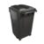 45 Gallon Heavy-Duty Wheeled Trash Can with Locking Lid - Large Outdoor/Indoor Waste Container with Handle
