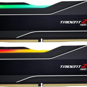 G.SKILL Trident Z5 Neo RGB DDR5 RAM 32GB (2x16GB) 6000MT/s CL30 AMD EXPO Desktop Memory Kit - Matte Black