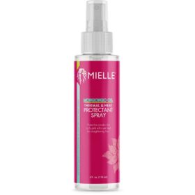 Mielle Organics Mongongo Oil Thermal Heat Protectant Spray - 4oz, Frizz Control & Curl Pattern Protection for All Hair Types