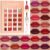 EVPCT 20 Colors Liquid Matte Lipstick Set - Long Lasting Waterproof Velvet Lip Stain for Women, 24 Hour Wear Gift Set