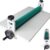TECHTONGDA 14-Inch Cold Laminating Machine - Hand Crank Manual Vinyl Photo Film Laminator with Adjustable Roller and 0.4-Inch Max Thickness