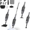Powerful Handheld Steam Cleaner - 11-Accessory Detachable Steam Mop for Floors, Carpets, Windows & Whole Home Cleaning, Fast 20S Heating, 450ML Tank, 260°F Steam