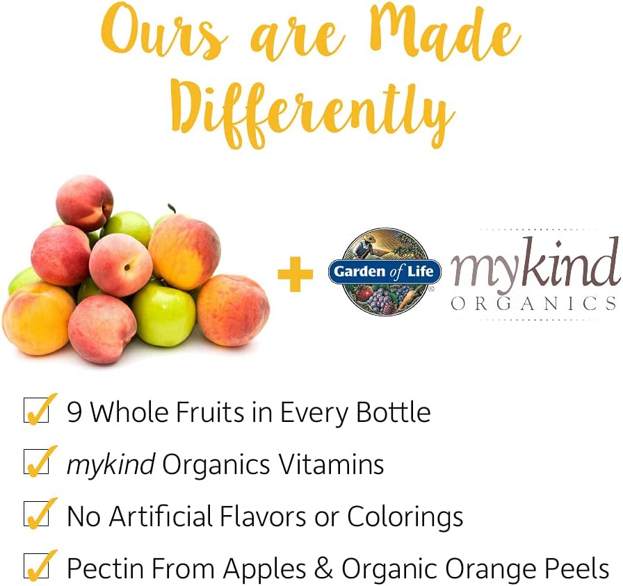 Garden of Life Organics Women's Gummy Vitamins - Certified Organic Berry Flavored Multivitamins for Women & Women 40+ - Vegan, Non-GMO, Gluten-Free (120 Count)