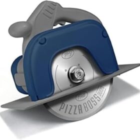 Genuine Fred PIZZA BOSS 3000 - Professional Stainless Steel Pizza Wheel with Removable Shield, Easy-Clean Kitchen Gadget, Unique Gift for Pizza Lovers