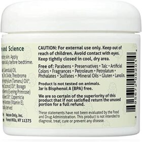 Nature Only Wholesome Diaper Cream - Organic Baby Rash Relief with Natural Ingredients, 4 oz