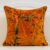 Alerfa Orange Maple Leaf Velvet Throw Pillow Cover 18x18 Inch Luxury Embroidered Cushion Case for Couch Sofa Bedroom Car