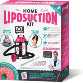 Home Liposuction Kit Prank Gift Box - Hilarious Gag Gift for White Elephant, Party & Holiday Gift Exchanges