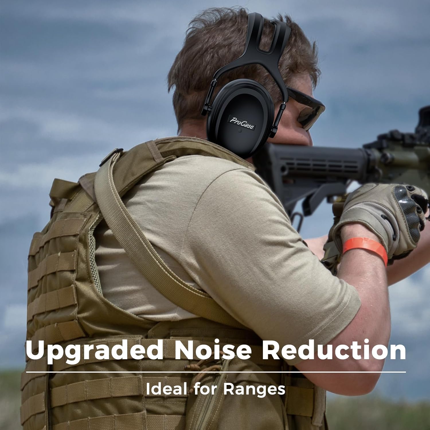 ProCase Professional Noise Cancelling Ear Muffs - Extra Large Shooting & Industrial Hearing Protection (30dB NRR)