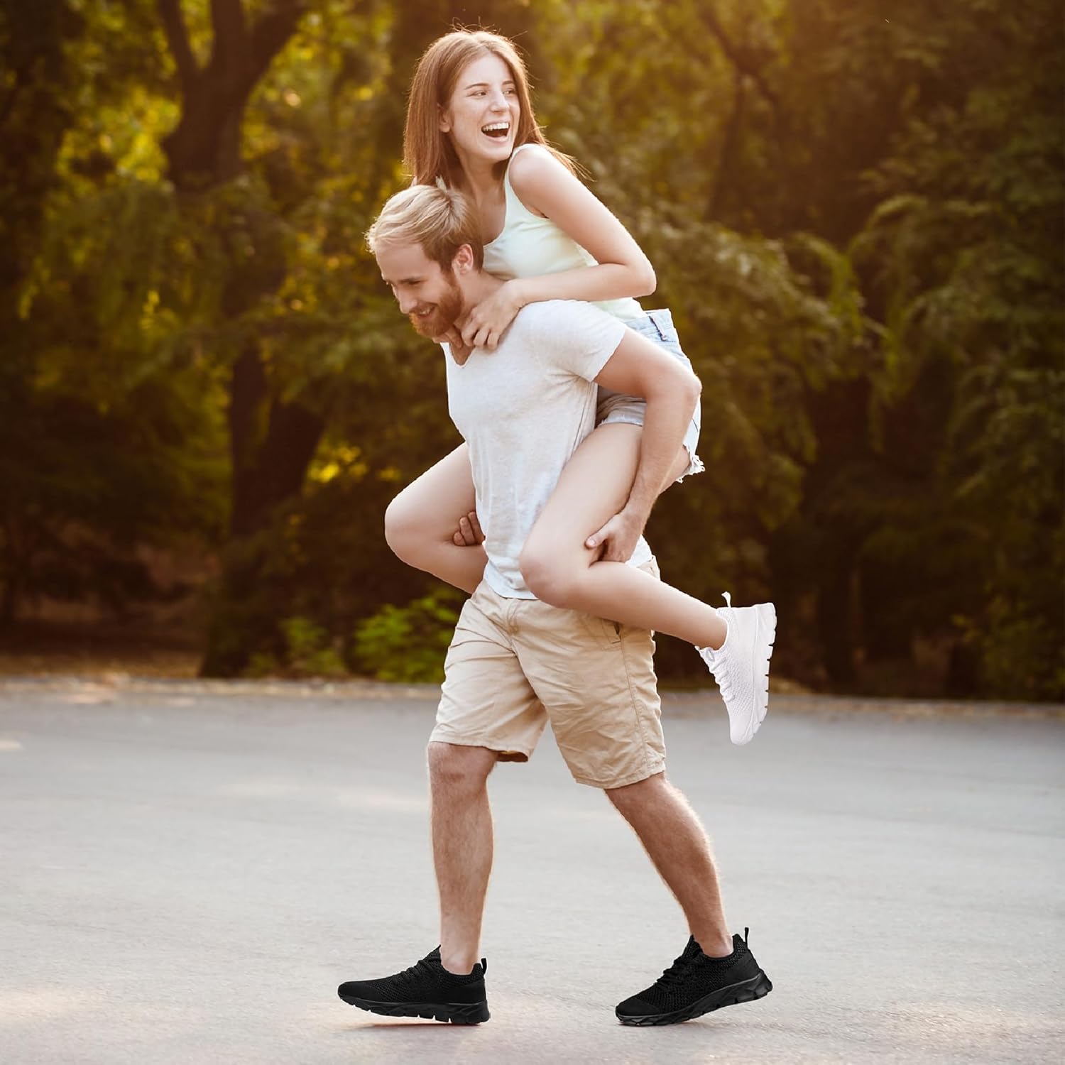 Damyuan Women's Athletic Shoes - Lightweight Slip-On Running Sneakers for Walking, Gym & Casual Summer Wear