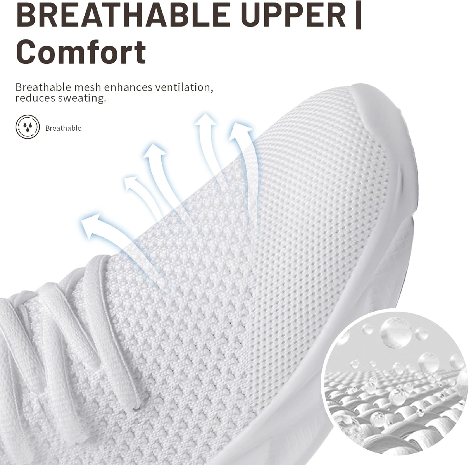 Damyuan Women's Athletic Shoes - Lightweight Slip-On Running Sneakers for Walking, Gym & Casual Summer Wear