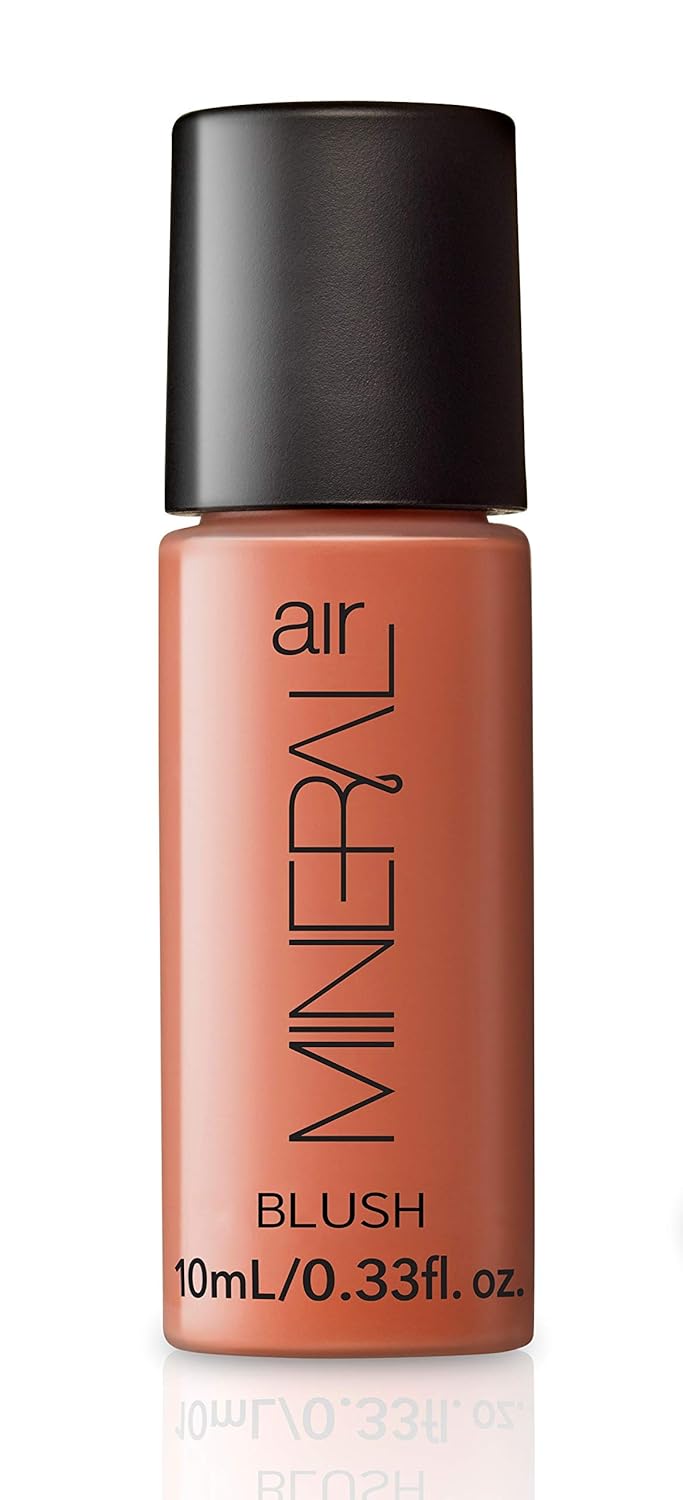Mineral Airbrush Blush - Rose Petal Buildable 10-Hour Liquid Cheek Color for Mineral Air Mist Device - Travel Size 10ml
