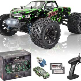 TENSSENX 1:18 Scale RC Monster Truck - 40KPH 4WD High Speed Off Road Remote Control Car with 2 Rechargeable Batteries, 2.4GHz Remote Control Vehicle for Kids & Adults